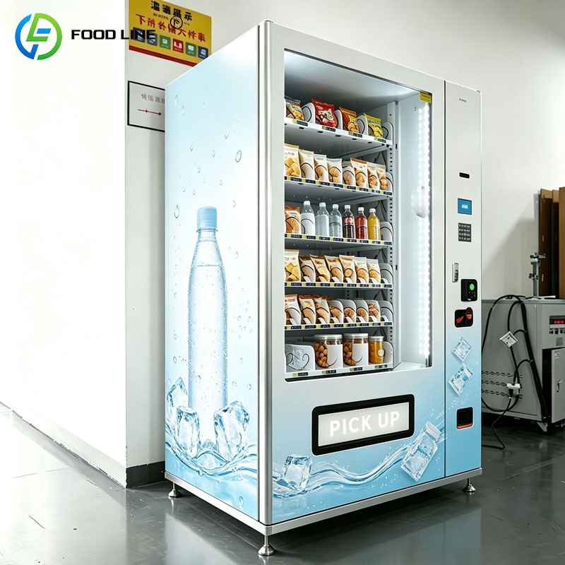 Food Snacks Vending Machine - Getränkeautomat Automatischer Snack- und Getränke-Kombiautomat Gekühlter