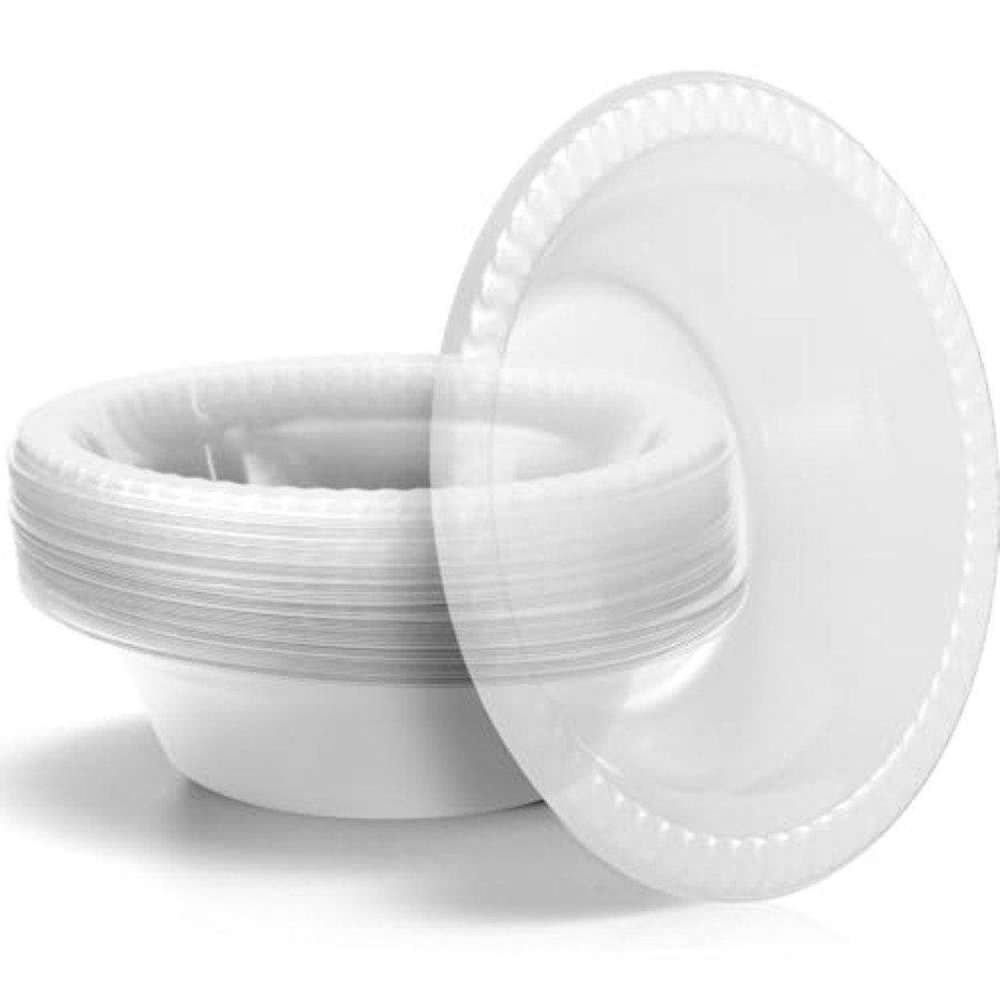 Food Snacks For Picnic - 30er-Pack 12 oz Einweg-Plastikschalen für Desserts,