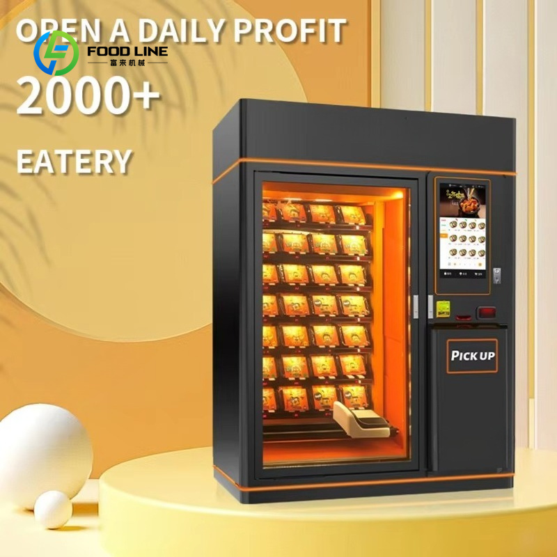 Food Snacks Vending Machine - Maßgefertigter Heißer Imbiss-Verkaufsautomat Fast-Food-Sandwich-Automat mit Snack-