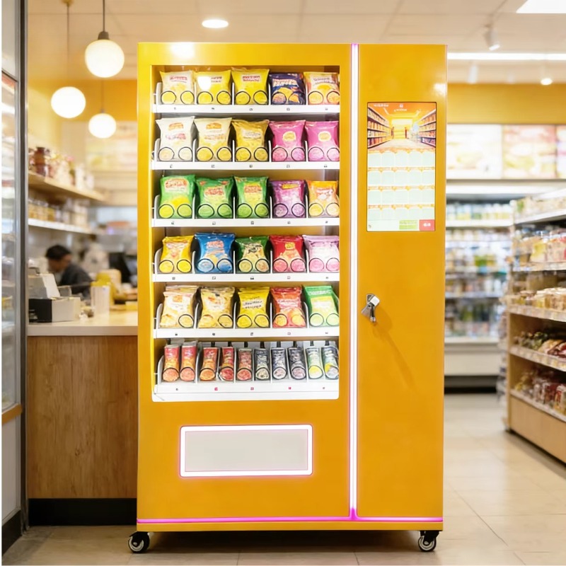Food Snacks Vending Machine - Automatischer Snack-Verkaufsautomat Kommerzieller Getränke- und Getränkeautomat