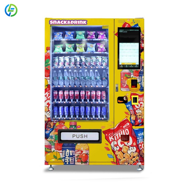 Food Snacks Vending Machine - Maßgeschneiderter 24-Stunden-Snack-Verkaufsautomat für Lebensmittel und Getränke,