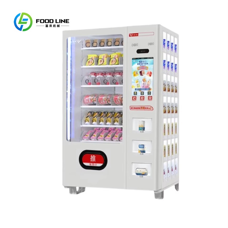 Food Snacks Vending Machine - Gewerbliche Kombinationsautomaten für Speisen und Getränke,