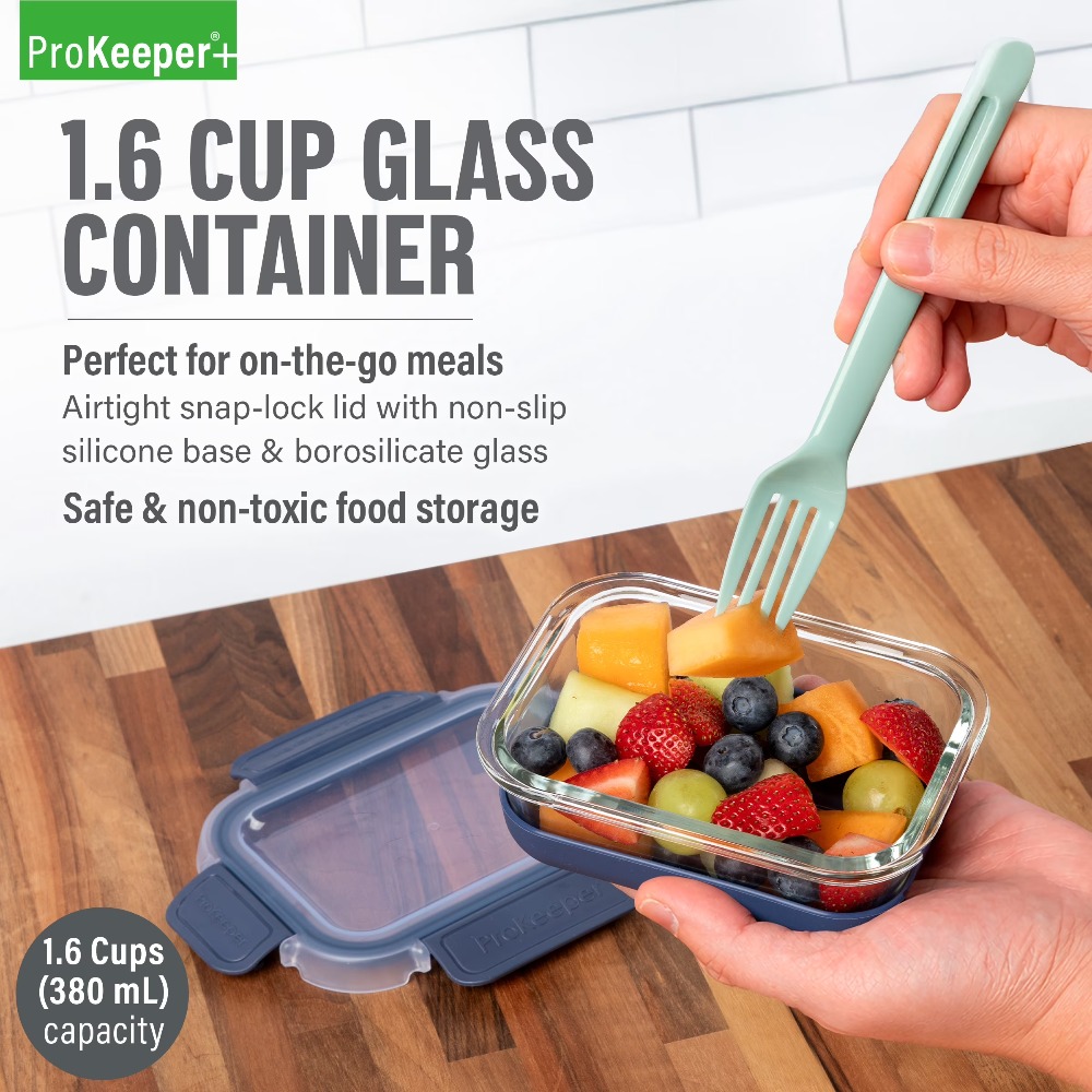 2er-Pack 1,6-Cup Glas-Lebensmi – Dry Food Snacks Bewertung und Preis