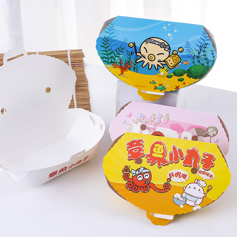 100Pcs Einweg Cartoon Octopus  – Food Packed Snacks Bewertung und Preis