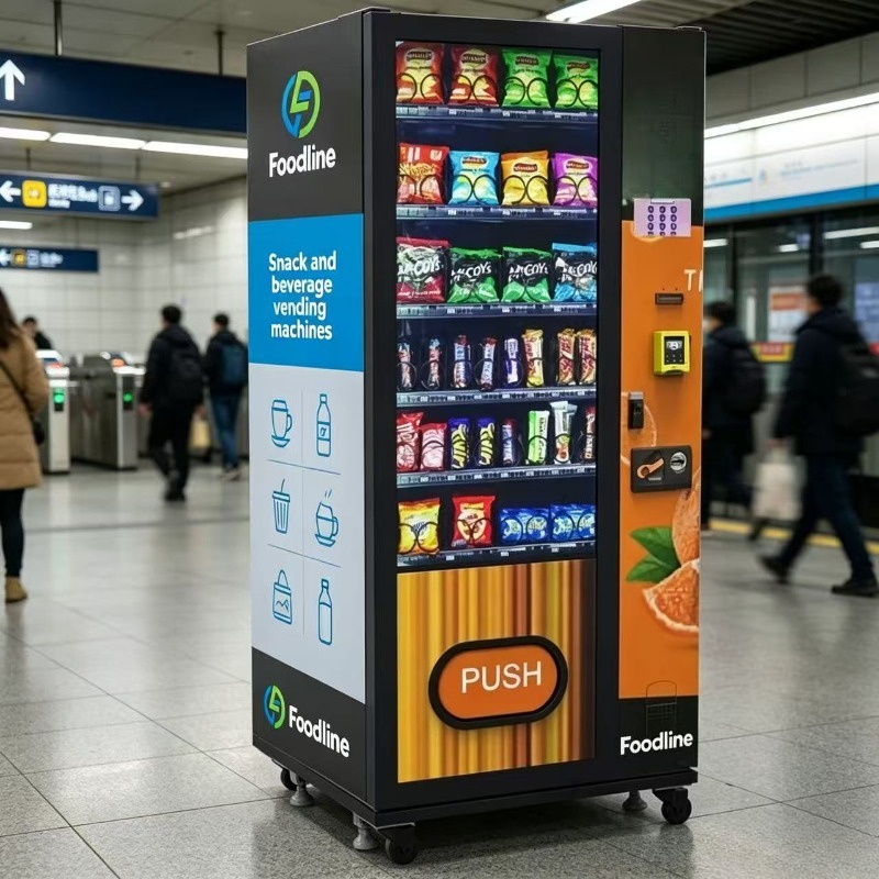 FL Maßgefertigte Kombi-Verkauf – Food Snacks Vending Machine Bewertung und Preis