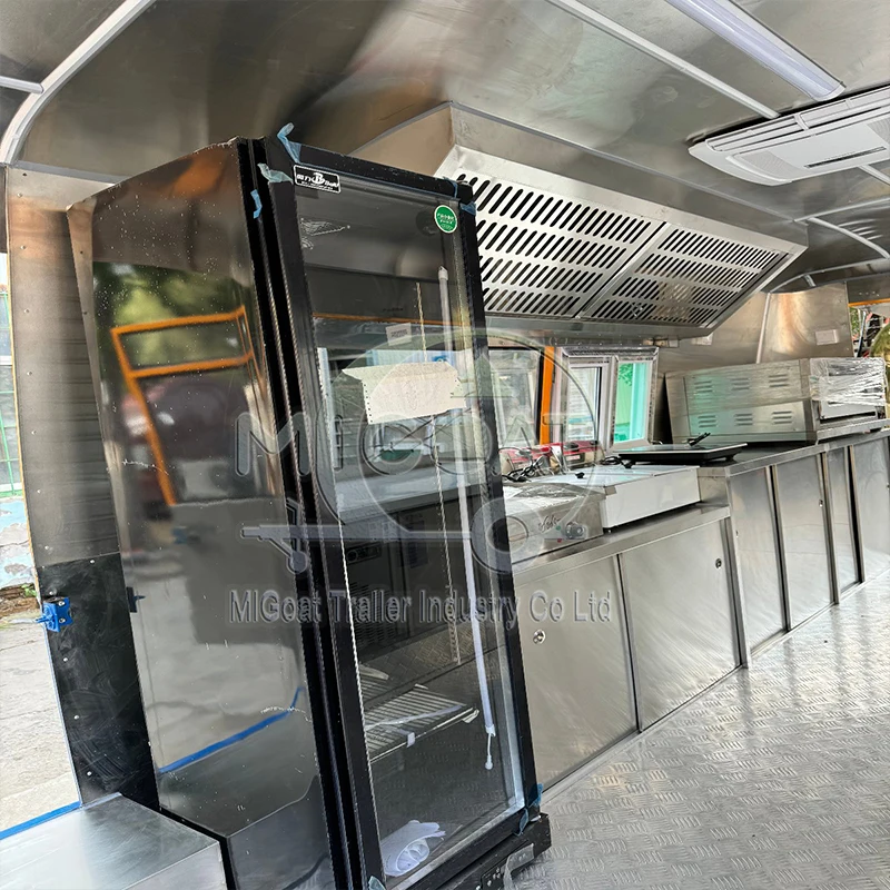 Kommerzieller mobiler Imbisswa – Food Snacks Catering Bewertung und Preis