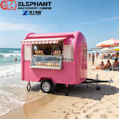 Mobiler Imbisswagen mit Rundem – Food Snacks Catering Bewertung und Preis