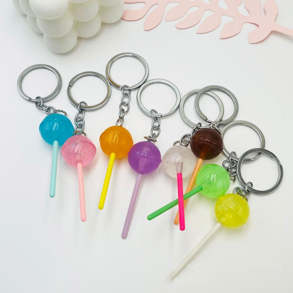 Niedlicher Harz-Lollipop-Schlü – Food Zinc Bewertung und Preis