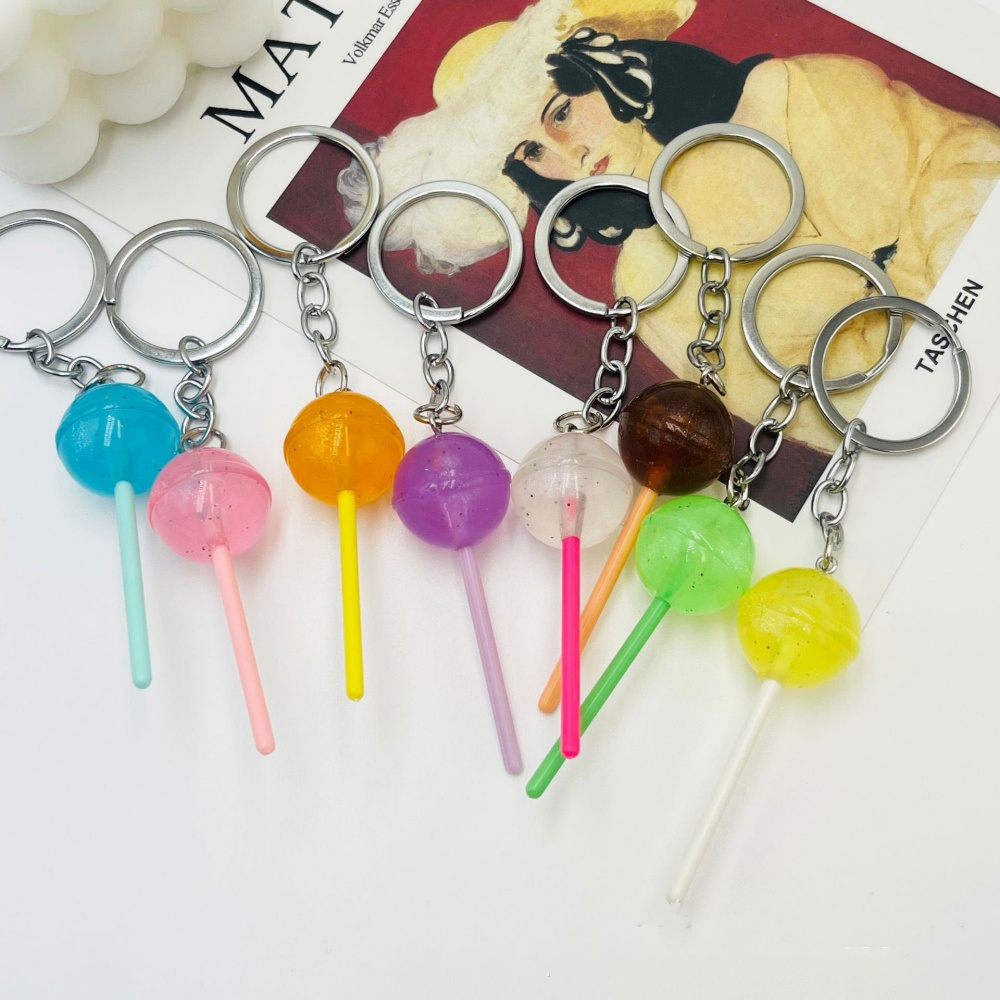 Niedlicher Harz-Lollipop-Schlü – Food Zinc Bewertung und Preis