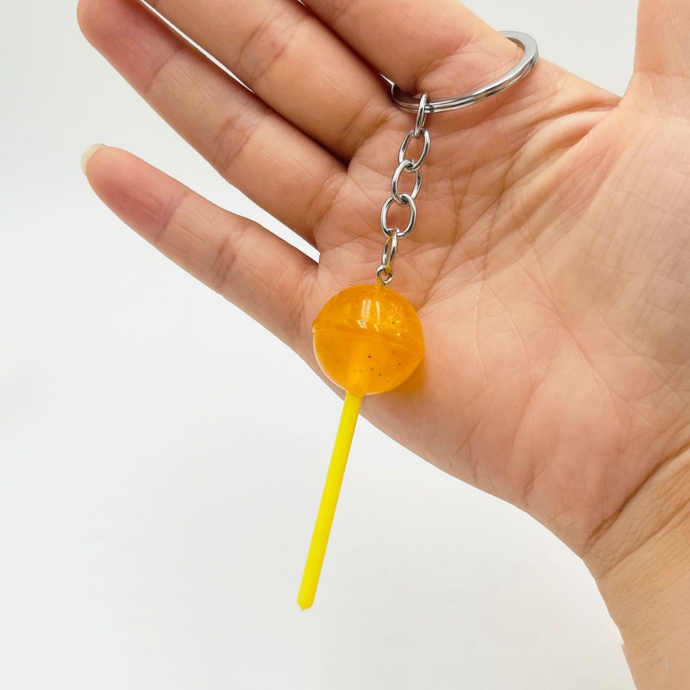 Niedlicher Harz-Lollipop-Schlü – Food Zinc Bewertung und Preis