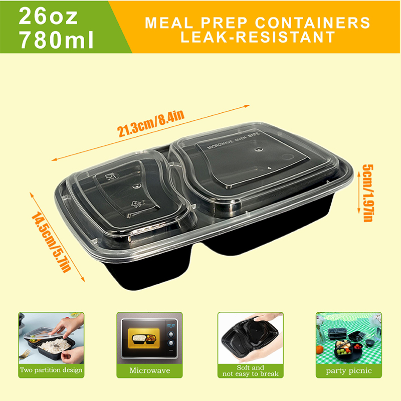 10/40er-Pack 26 oz Lunchboxen  – Food Snacks For Picnic Bewertung und Preis