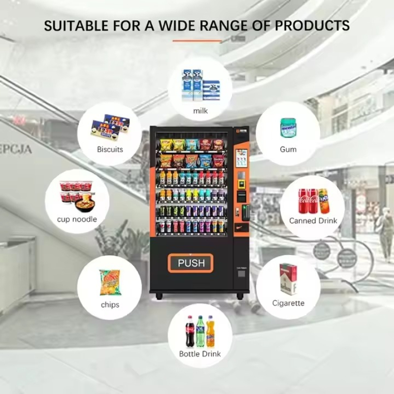 Maßgefertigter Touchscreen Sma – Food Snacks Vending Machine Bewertung und Preis