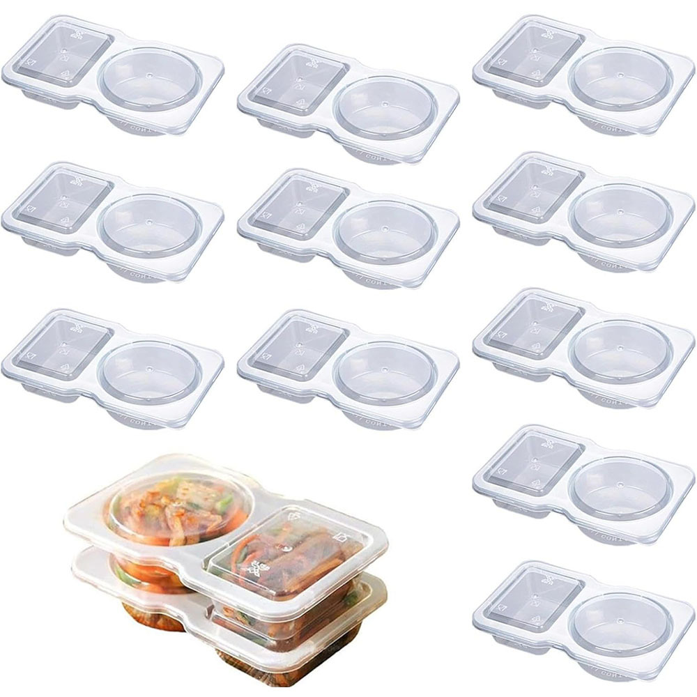 2-Fach Einweg-Snackbehälter au – Food Packed Snacks Bewertung und Preis