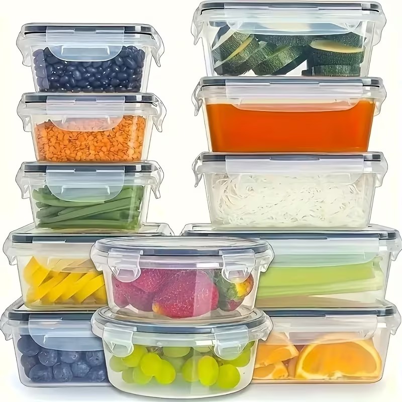4-teiliges Set Transparente Le – Dry Food Snacks Bewertung und Preis