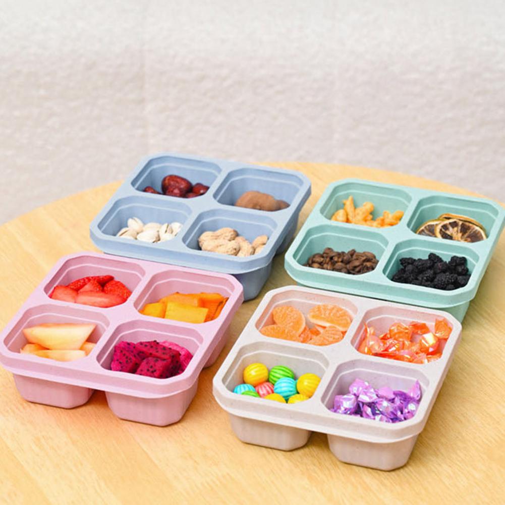 Snackbehälter-Set mit 4 Fächer – Food Packed Snacks Bewertung und Preis