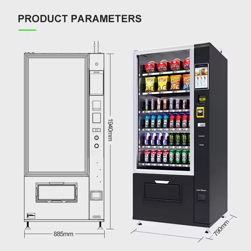 Klassischer Kombi-Verkaufsauto – Food Snacks Vending Machine Bewertung und Preis