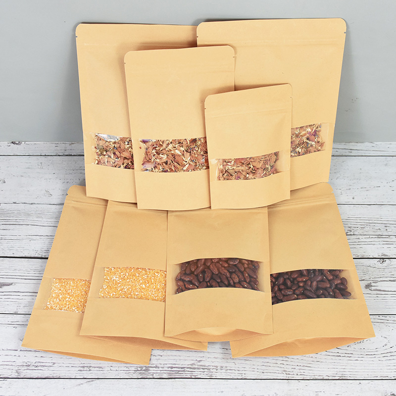 20/50 stücke Kraft Papier Zip- – Food Snacks For School Bewertung und Preis