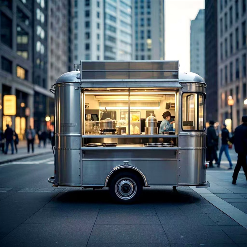 Tragbarer Mobiler Imbisswagen  – Food Snacks Catering Bewertung und Preis