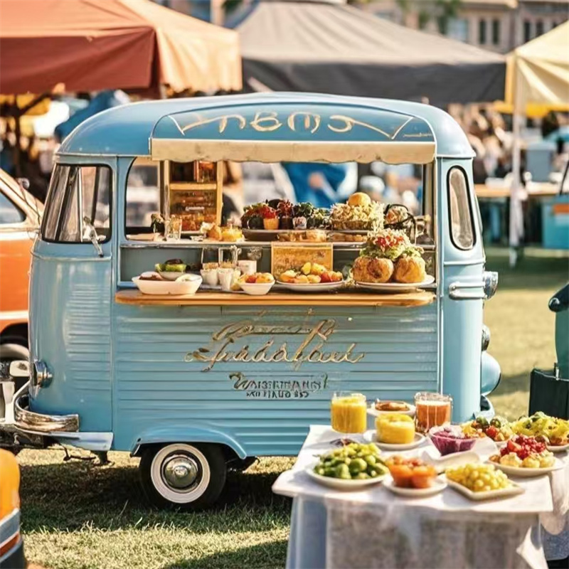 Tragbarer Mobiler Imbisswagen  – Food Snacks Catering Bewertung und Preis