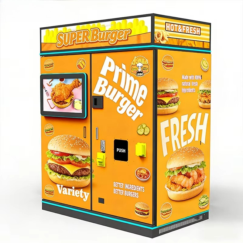 Maßgeschneiderter Fast-Food-Ve – Food Snacks Vending Machine Bewertung und Preis