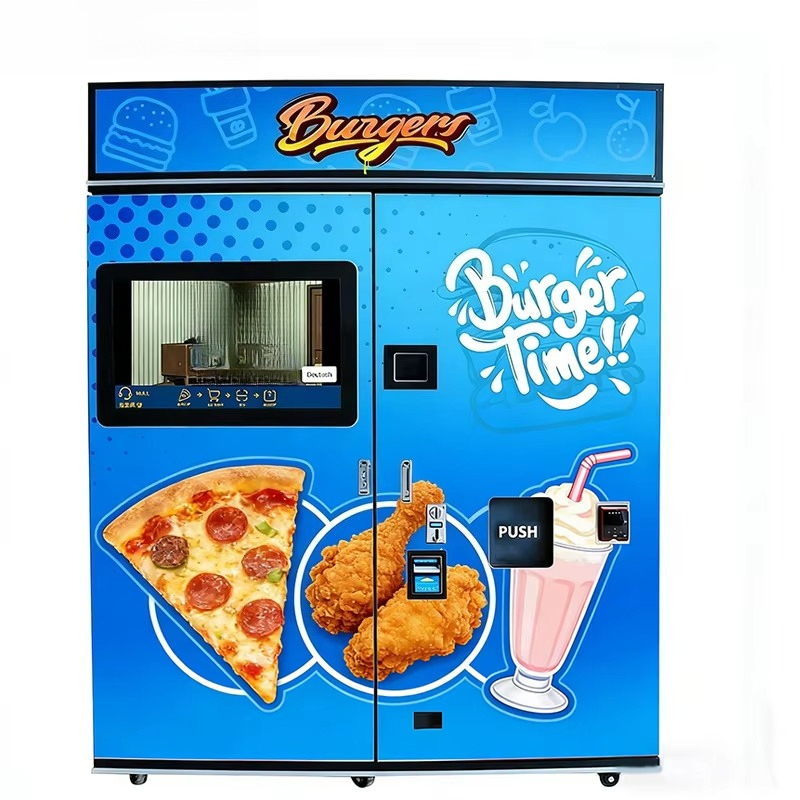 Maßgeschneiderter Fast-Food-Ve – Food Snacks Vending Machine Bewertung und Preis