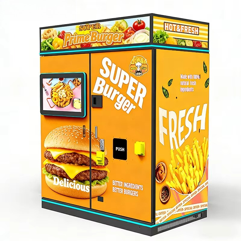 Maßgeschneiderter Fast-Food-Ve – Food Snacks Vending Machine Bewertung und Preis