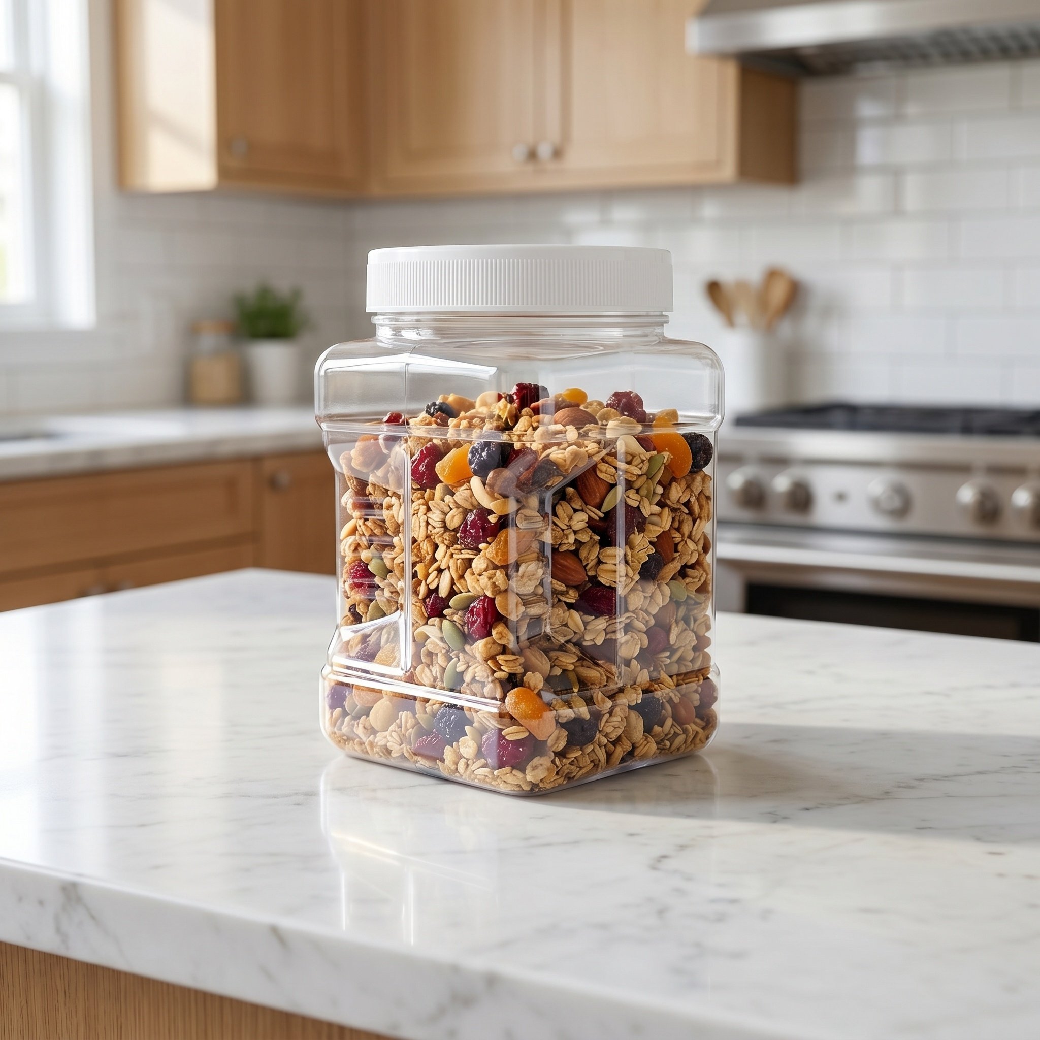 6 Stück Klare Quadratische Luf – Dry Food Snacks Bewertung und Preis