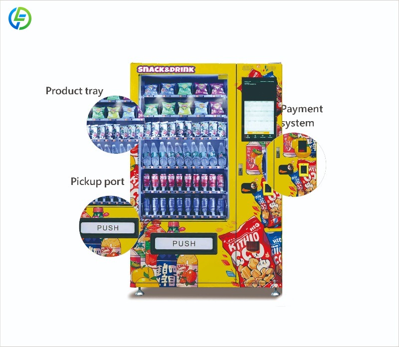 Maßgeschneiderter 24-Stunden-S – Food Snacks Vending Machine Bewertung und Preis