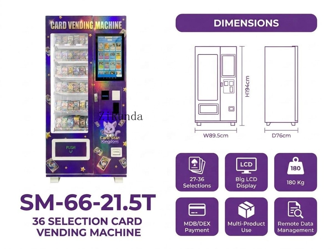 Schönheitsprodukte, Verkaufsau – Food Snacks Vending Machine Bewertung und Preis