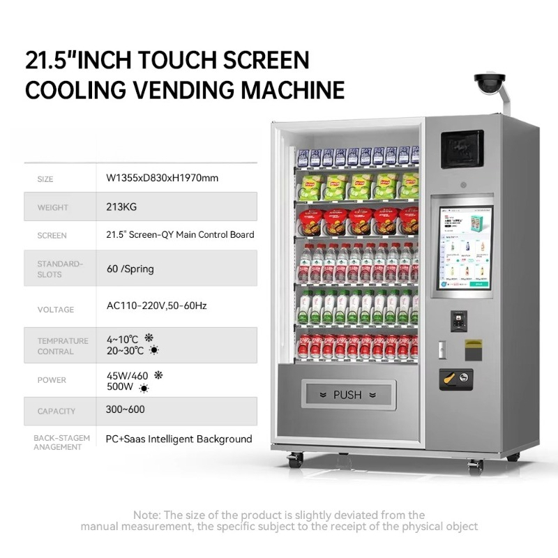 Maßgeschneiderter, unbeaufsich – Food Snacks Vending Machine Bewertung und Preis