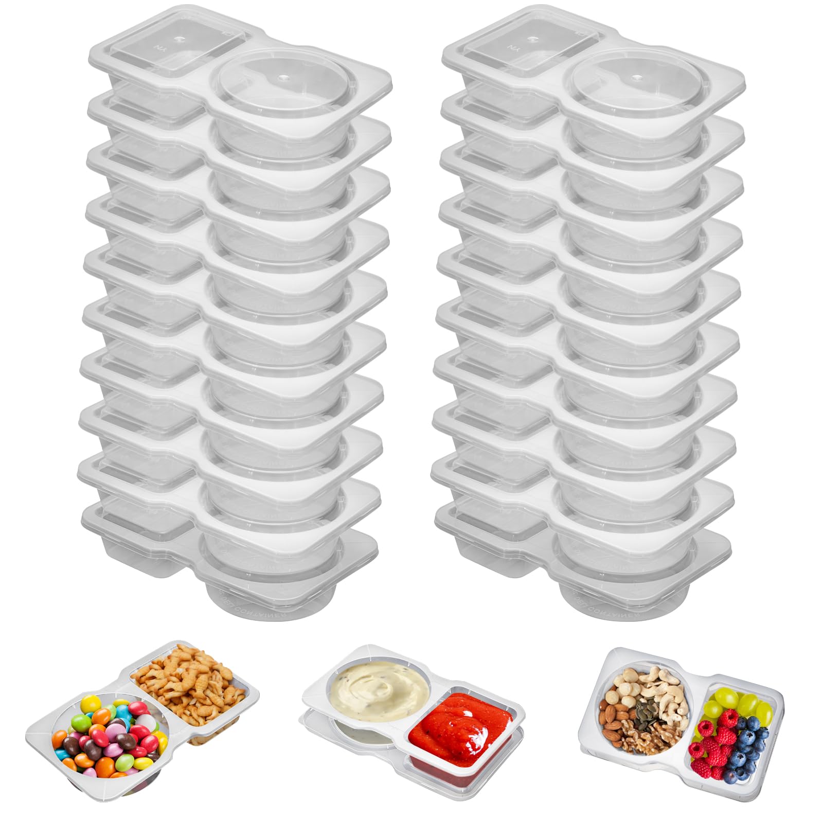 Wiederverwendbarer Plastikbehä – Food Snacks For Picnic Bewertung und Preis