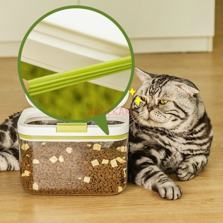 Aufbewahrungseimer für Katzenf – Dry Food Snacks Bewertung und Preis
