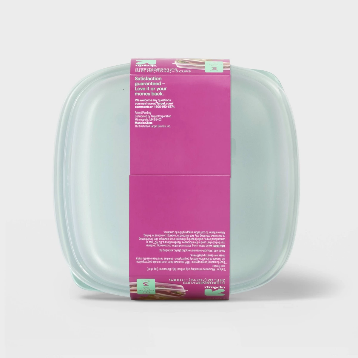 2026 Neu 3er-Pack 24oz Quadrat – Food Packed Snacks Bewertung und Preis