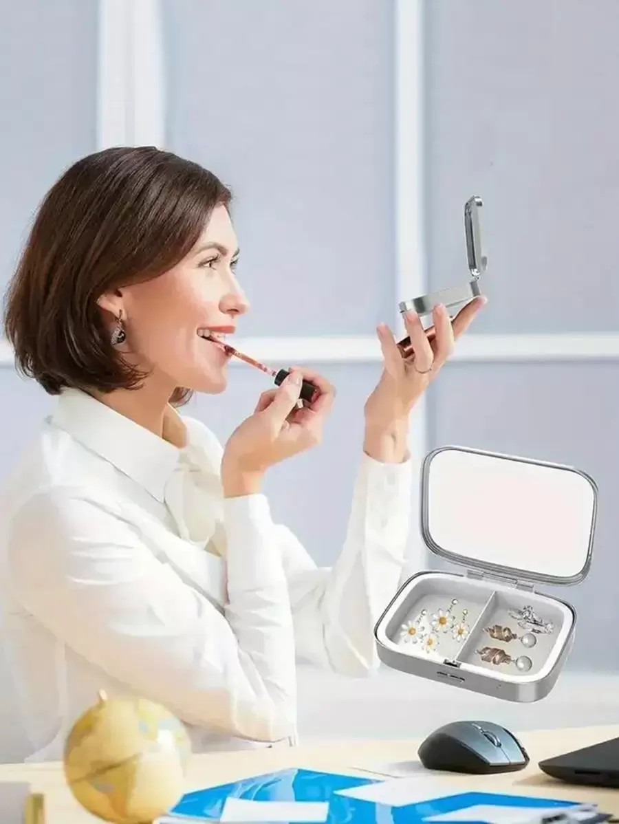 1 Stück Metall-Pillendose mit  – Food Zinc Bewertung und Preis
